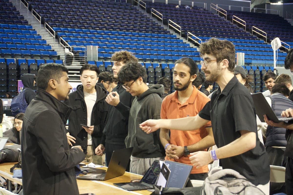 Hacker team pitching their product